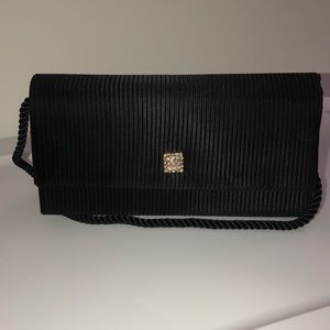 Vintage Lord & Taylor Satin Clutch/Shoulder Bag